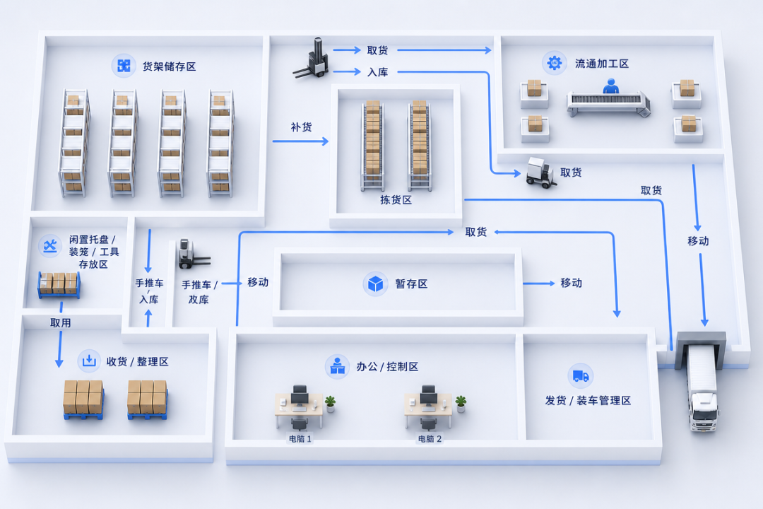 为什么你的海外仓越管越乱？答案在这6步里，附仓库规划干货