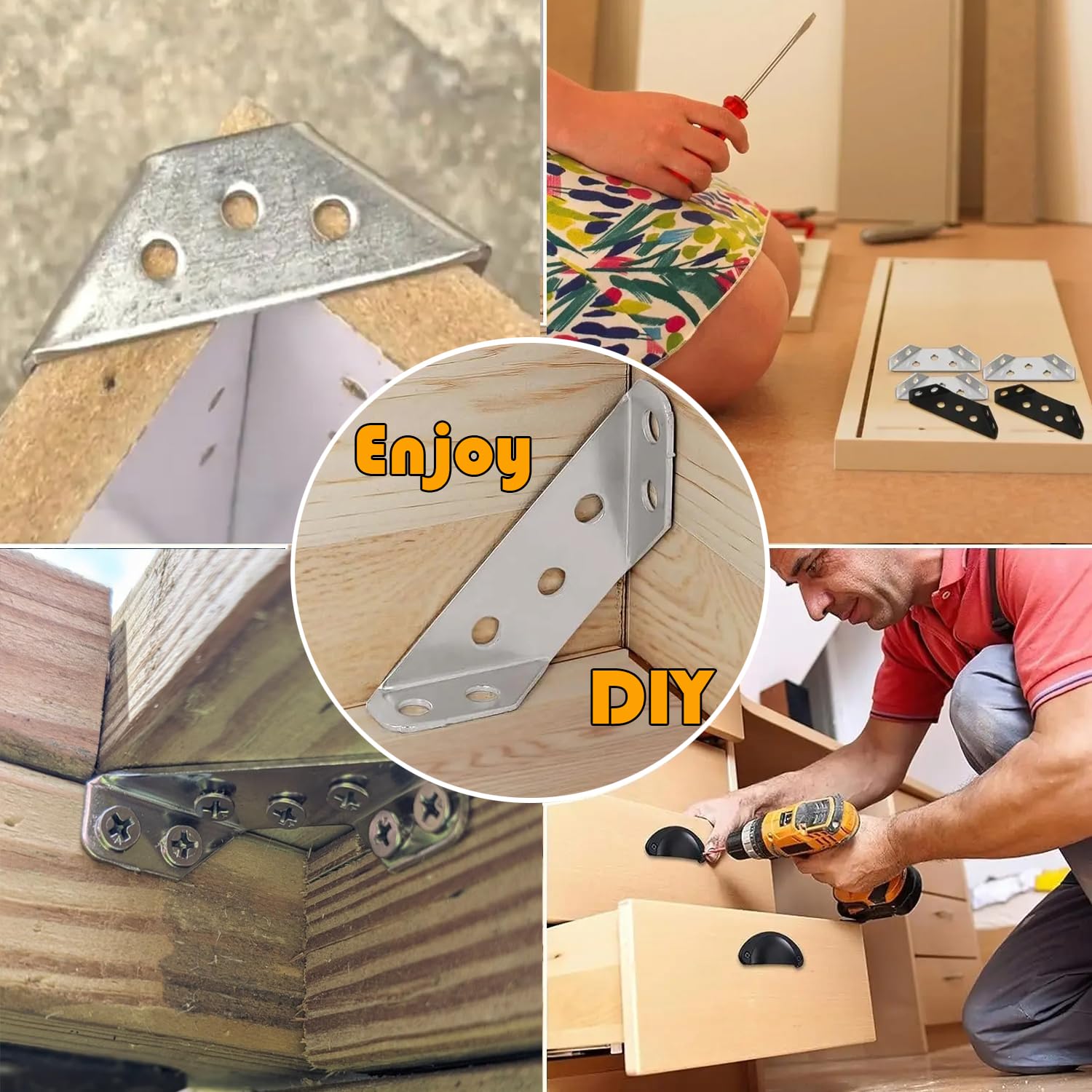 90° Triangle Corner Brackets Kit image 2