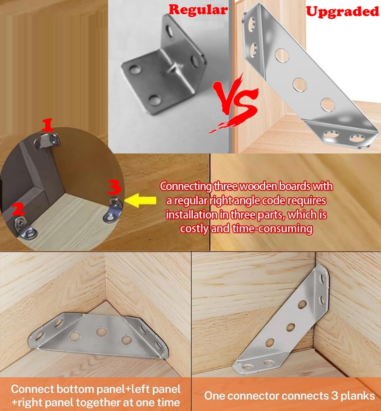 90° Triangle Corner Brackets Kit image 3