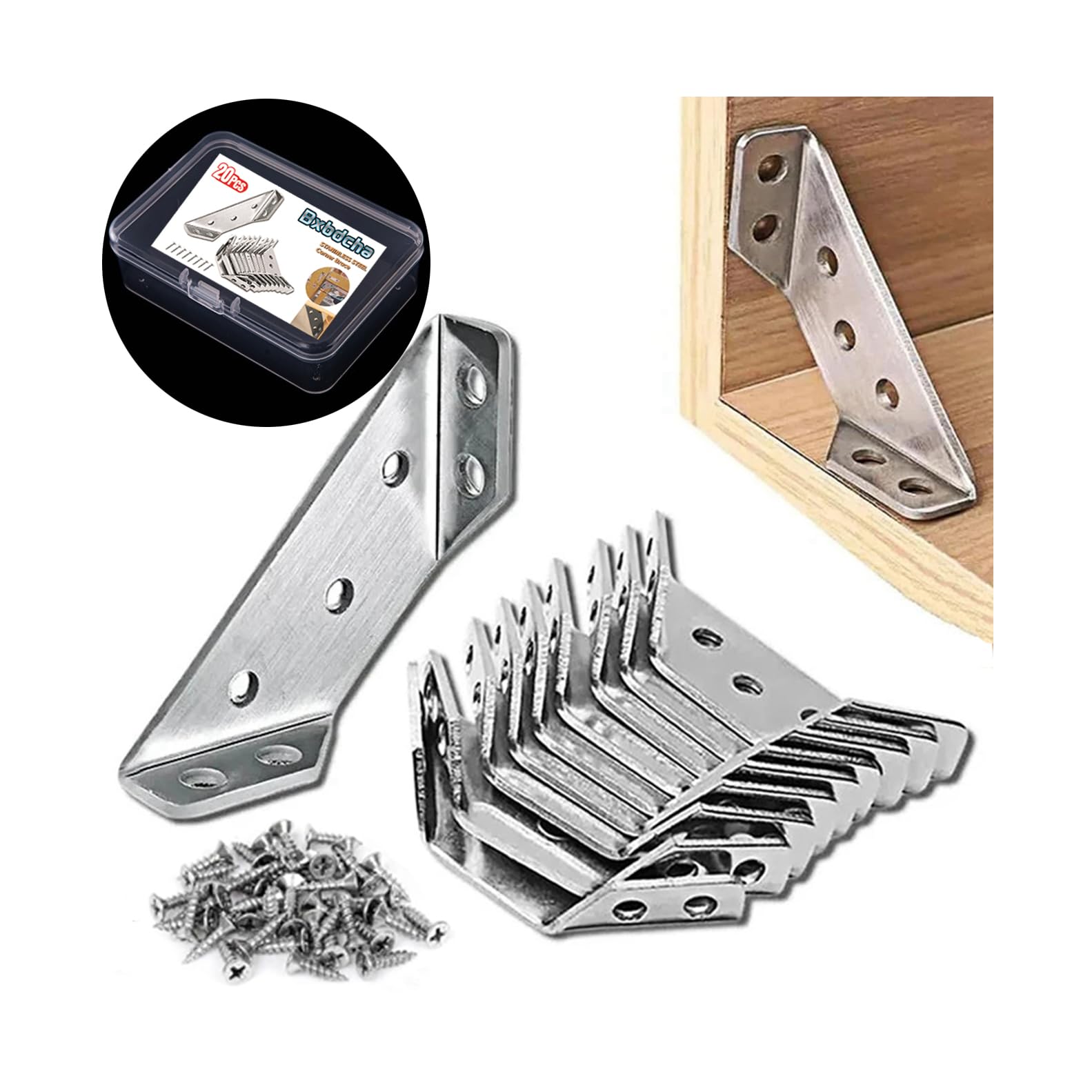 90° Triangle Corner Brackets Kit image 5