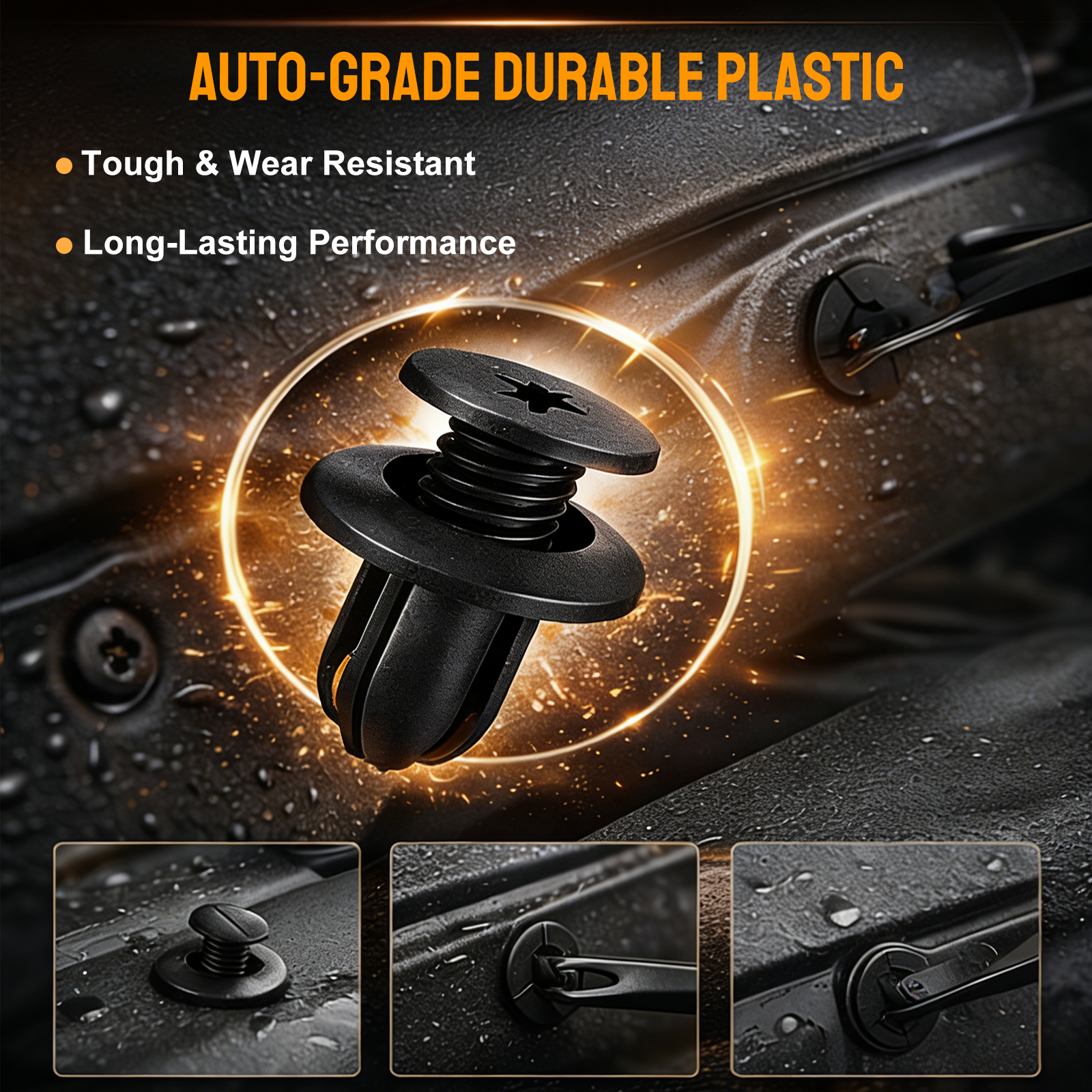100-Piece Universal Car Clip Kit image 2